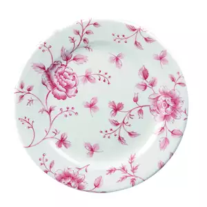 Talerz płytki okrągły ø 170 mm | CHURCHILL, Vintage Prints Cranberry Rose Chintz