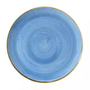 Talerz płytki okrągły ø 260 mm | CHURCHILL, Stonecast Cornflower Blue