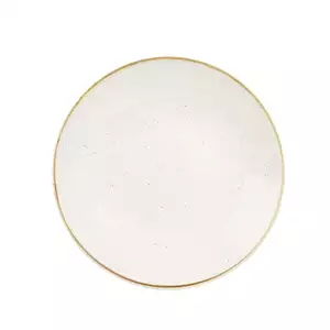 Talerz płytki okrągły ø 255 mm | CHURCHILL, Stonecast Barley White