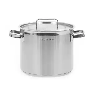 Garnek wysoki 9 l o średnicy 240 mm z pokrywką ze stali nierdzewnej | TECHNICA, Platinum Line, 252420