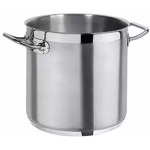 Garnek wysoki ze stali nierdzewnej bez pokrywki, o średnicy 280 mm, 16 l | CONTACTO, Seria 2200