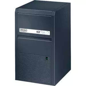 Kostkarka do lodu typu full cube 21 kg/24 h, pojemność zasobnika 4 kg, chłodzona wodą, 0,32 kW, 355x404x590 mm | BREMA ICE MAKERS, 872212