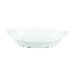 Naczynie do zapiekania owalne z uchwytami ø 280x156 mm, 780 ml | CHURCHILL, Cookware White