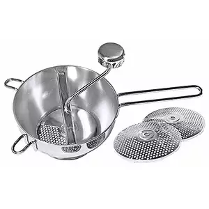 Sito do przecierania warzyw ze stali nierdzewnej, 2 l, o średnicy 200 mm | CONTACTO, 555/200