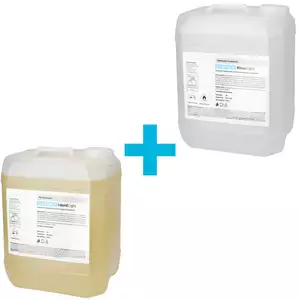 [Zestaw] płynów do mycia i nabłyszczania do zmywarek gastronomicznych 2 x 10 litrów | CLINTECH LIGHT