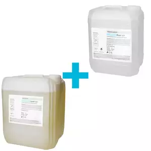 [Zestaw] płynów do mycia i nabłyszczania do zmywarek gastronomicznych 20 + 10 litrów | CLINTECH LIGHT