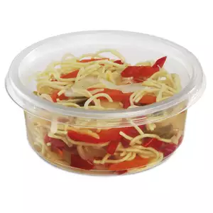 Pojemnik okrągły do zgrzewu do transportu dań gotowych 350 ml, 115x56 mm, komplet 500 szt. | TECHNICA, PP 8115C