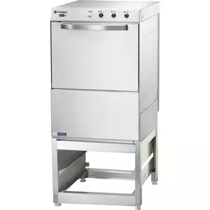 Zmywarko wyparzarka z podstawą, uniwersalna, kosz: 500x500 mm, 3,4/4,9 kW, 565x685x835 mm | STALGAST, AQUA