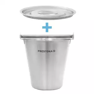 [Zestaw] Wiadro bez pierścienia, 10 l + Pokrywka, średnica 275 mm | PRESTONA