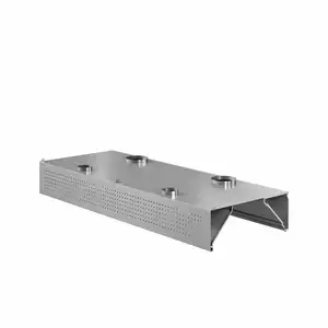 Okap przyścienny indukcyjno-kompensacyjny ze stali nierdzewnej, 3000x1300x450 mm, Eco Line | EDENOX, WEHIC-3013/2