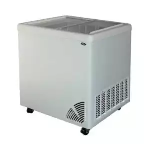 Witryna mroźnicza skrzyniowa z szybą płaską ze wskaźnikiem temperatury i elektronicznym sterownikiem, 173 l, 810x643x875 mm | BYFAL, ARO-201/2