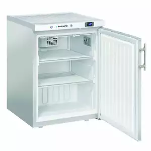 Chłodziarka barowa jednodrzwiowa, podblatowa, 200 l, 56 W, 230V, srebrna | BARMATIC, Mistral
