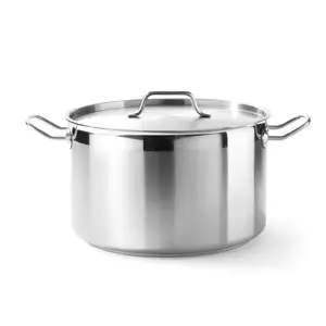Garnek średni z pokrywką o średnicy 320 mm, 15 l | HENDI, Profi Line