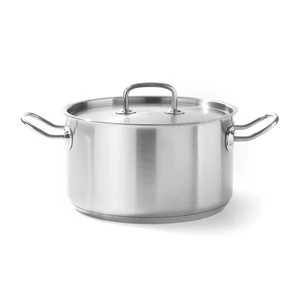 Garnek średni z pokrywką o średnicy 240 mm, 5,5 l | HENDI, Kitchen Line