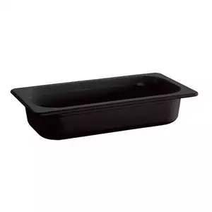 Pojemnik prostokątny z melaminy GN 1/3 325x176x65 mm, czarny | APS, Ecoline