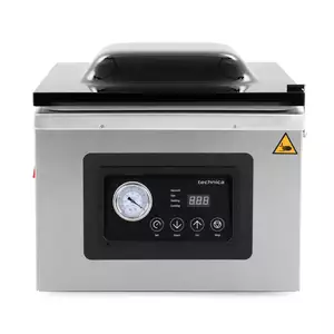 Pakowarka próżniowa komorowa, z pompą olejową, 1100 W, 491x551x450 mm, dł. listwy zgrzewającej 410 mm | TECHNICA, Platinum Line