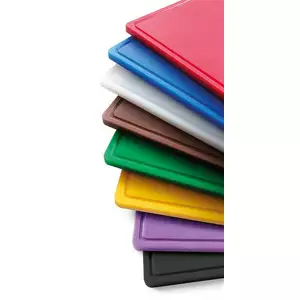 Deska do krojenia HACCP GN 1/2, 260x320x12 mm, czarna | HENDI, 826171