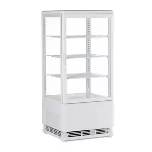 Witryna chłodnicza nastawna biała z oświetleniem LED, 78 l, 428x386x960 mm | TECHNICA, Cold Line