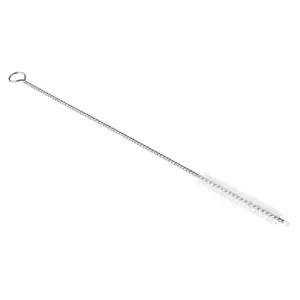 Szczoteczka do czyszczenia słomek, 8x200 mm, inox | APS, 93386