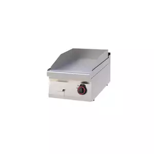 Płyta grillowa elektryczna, ze stali nierdzewnej, gładka, 4,5 kW, 400x700x330 mm, inox | REDFOX, FTH  70/04 E