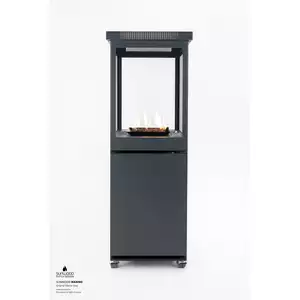 Lampa grzewcza gazowa z płomieniem kominek, 5 kW | SUNWOOD MARINO, PKT