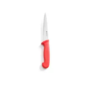 Nóż do filetowania HACCP 300 mm, czerwony | HENDI, 842522