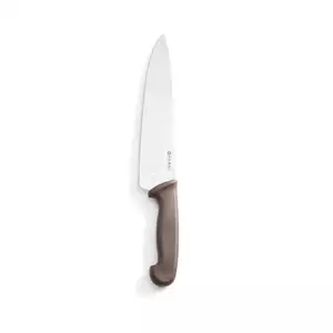 Nóż kucharski HACCP 385 mm, brązowy | HENDI, 842799