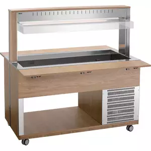 Wózek bufetowy, chłodniczy, 4x GN 1/1, 1245x1500x1425 mm | BARTSCHER, K4110-200U