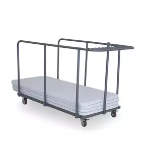 Wózek do transportu stołów cateringowych, szary | AMERBOX, 811221