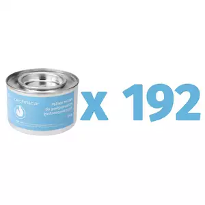 [Zestaw] 192 x Paliwo żelowe do podgrzewaczy gastronomicznych 200 g | TECHNICA, 510101