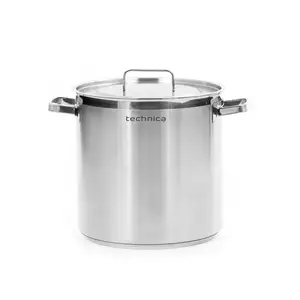 Garnek wysoki 17,2 l o średnicy 280 mm z pokrywką ze stali nierdzewnej | TECHNICA, Platinum Line
