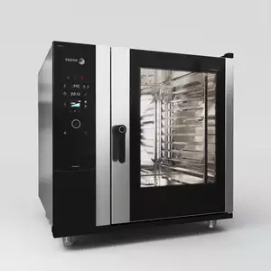 Piec konwekcyjno-parowy, gazowy, 6x GN 1/1, 898x817x846 mm, 12,83 kW | FAGOR, Concept DirectSteam