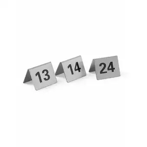 Komplet tabliczek informacyjnych z numerami od 13 do 24  | HENDI, 663851