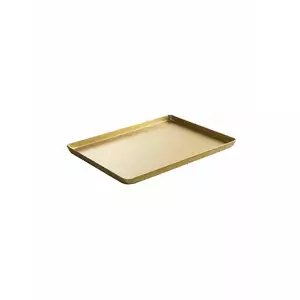 Taca cukiernicza ekspozycyjna 600x400x20 mm, kolor złoty | HENDI, 808573