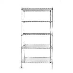 Regał magazynowy 5-półkowy 910x455x1830 mm | HENDI, 812204