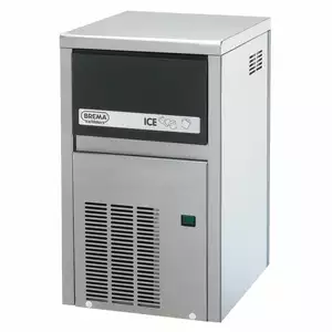 Kostkarka do lodu typu full cube 21 kg/24 h, pojemność zasobnika 4 kg, chłodzona wodą, 0,32 kW, 355x404x590 mm | BREMA ICE MAKERS, 872214