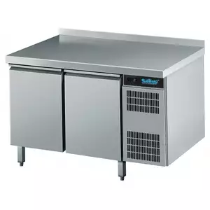 Stół chłodniczy, 2-drzwiowy, GN 2/3, z agregatem, 0,35 kW, 1246x575x800 mm | RILLING, AKT EK622 3600