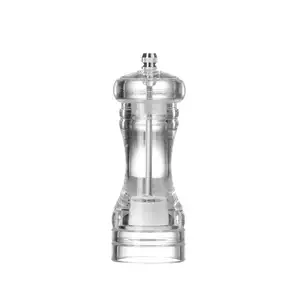 Młynek akrylowy do soli 113 mm, przezroczysty | HENDI, 469637
