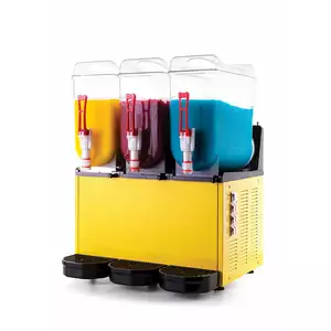 Granitor do sorbetów 3x 12 l, żółty | RESTO QUALITY, SLUSH