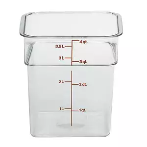 Pojemnik z poliwęglanu 185x185x187 mm, 3,8 l | CAMBRO, 4SFSCW135