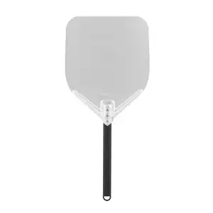 Łopata do pizzy z anodowanego aluminium z aluminiowym uchwytem, kwadratowa, 310x355x660 mm | TECHNICA, Pizza Line