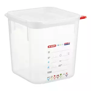 Pojemnik na produkty z polipropylenu 195x195x190 mm, 4 l | ARAVEN, 11852