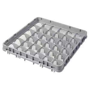 Nadstawa do kosza do zmywarki 499x499 mm 36 pól, wys. 51 mm, jasny szary | CAMBRO, Camrack
