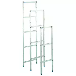 Podpora aluminiowa do regału modułowego 6-poziomowa | EDENOX, PA-56