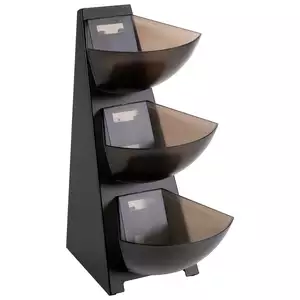 Ekspozytor bufetowy 3-poziomowy, 160x210x410 mm | APS, 11413