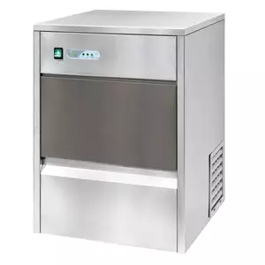 Kostkarka do lodu typu cylindrycznego 26 kg/24 h, pojemność zasobnika 6 kg, 0,22 kW, 420x528x655 mm | STALGAST, 871126