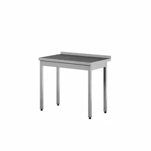 Stół przyścienny ze stali nierdzewnej, 1600x600x850 mm, ECO Line | EDENOX, WT-166 PL