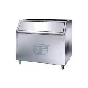 Zasobnik na lód ze stali nierdzewnej, 350 kg, 1250x790x1000 mm | NTF, BIN T830