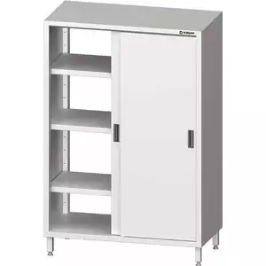 Szafa przelotowa z drzwiami suwanymi 800x500x1800 mm | STALGAST, 981625080