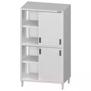 Szafa magazynowa z drzwiami suwanymi 1100x600x2000 mm | STALGAST, 981656110